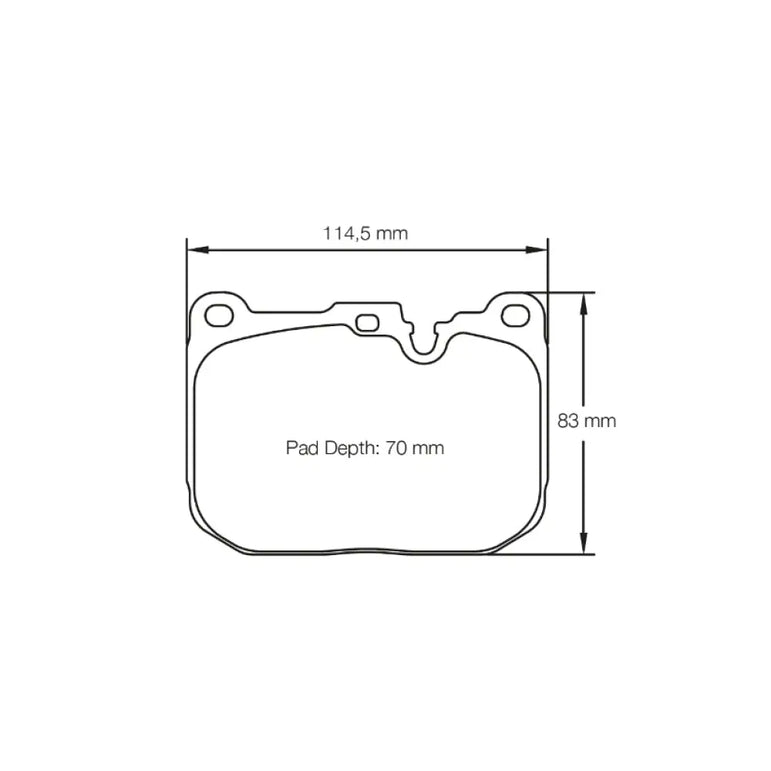 Pagid Brake Pads BMW M235I F22 13-