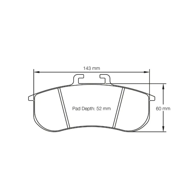Pagid Brake Pads BMW M235I Racing Pfc Caliper 14-15