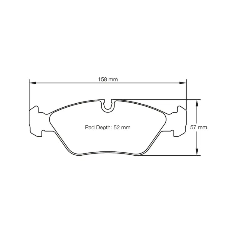 Pagid Brake Pads BMW M3 E30 Evo I & Ii 86-92