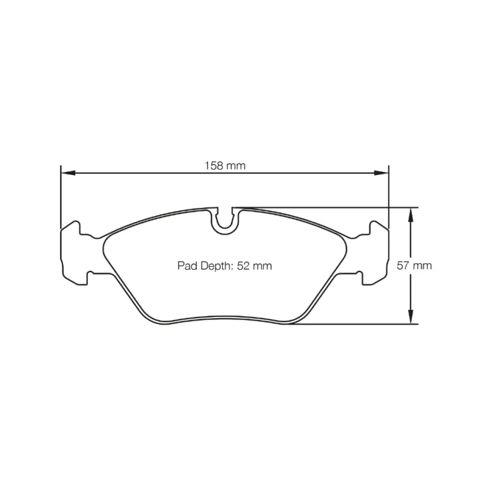 Pagid Brake Pads BMW M3 E30 Evo I & Ii 86-92