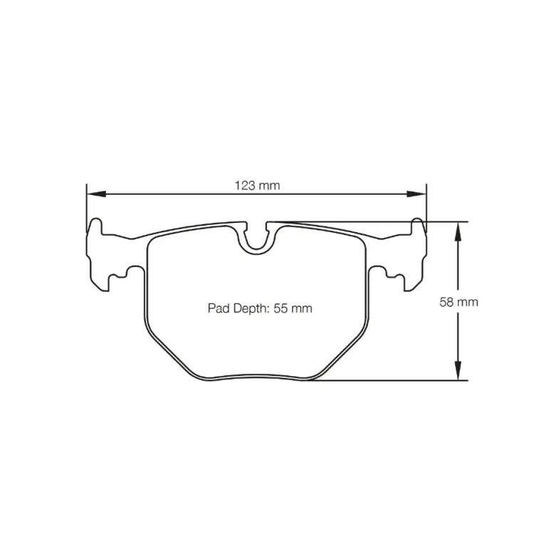 Pagid Brake Pads BMW M3 E46 & M3 CSL 00-07
