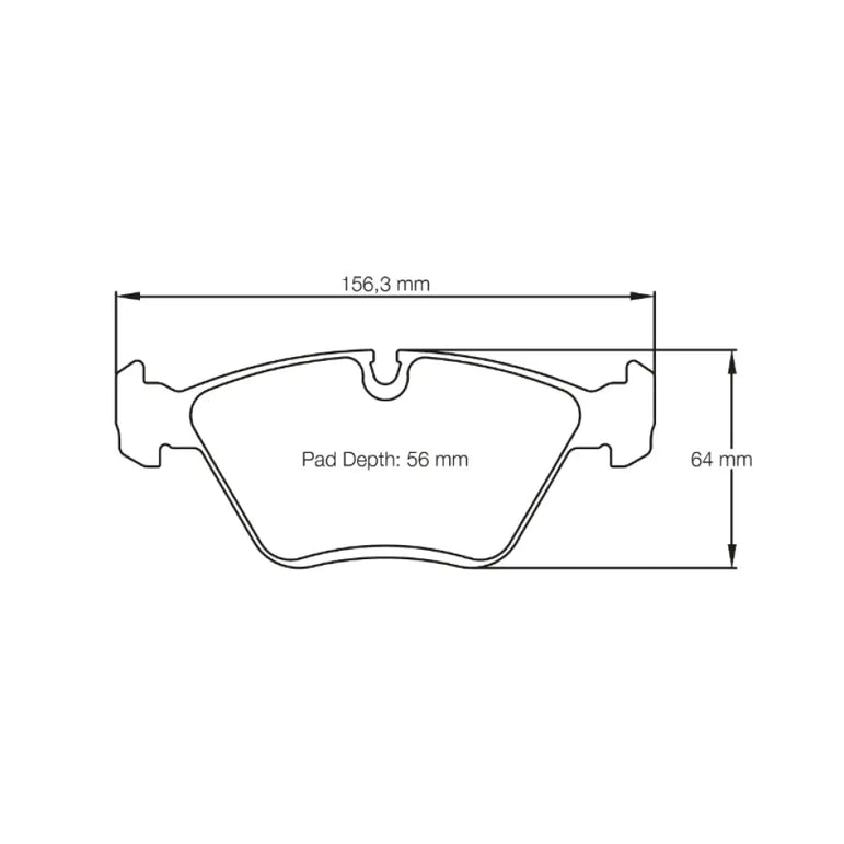 Pagid Brake Pads BMW M5 E34 88-97