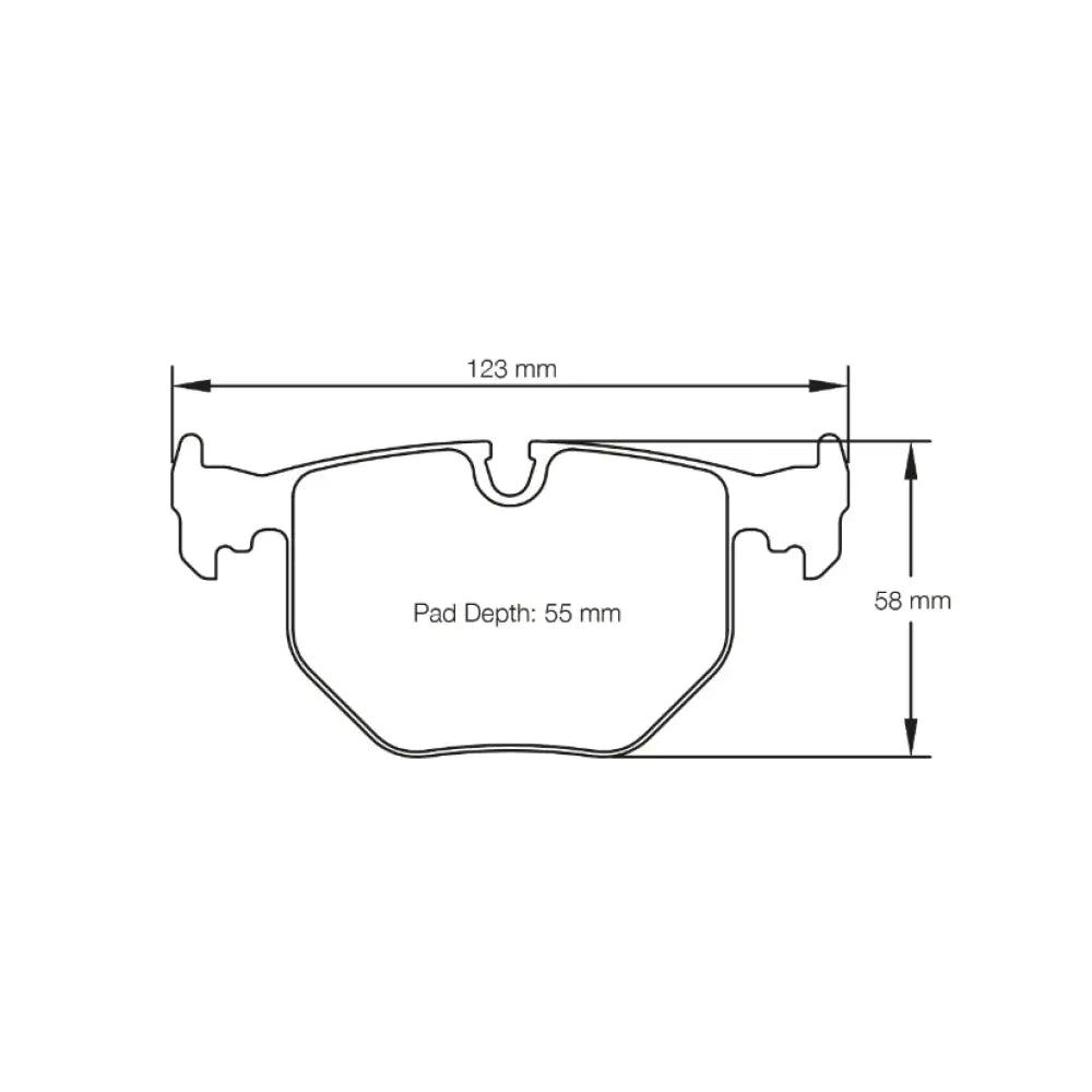 Pagid Brake Pads BMW M5 E39 98-03