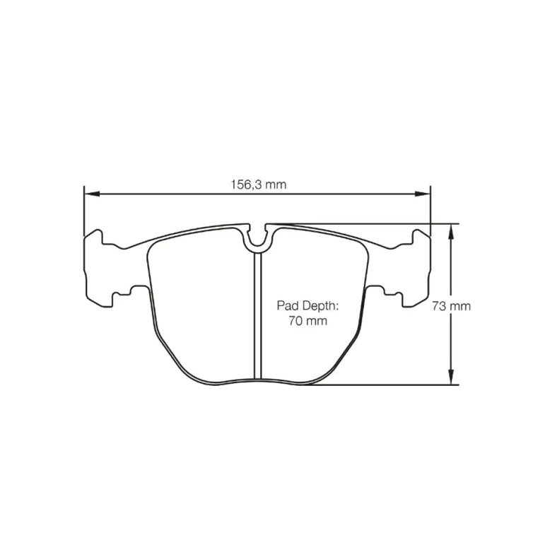 Pagid Brake Pads BMW M5 E39 98-03