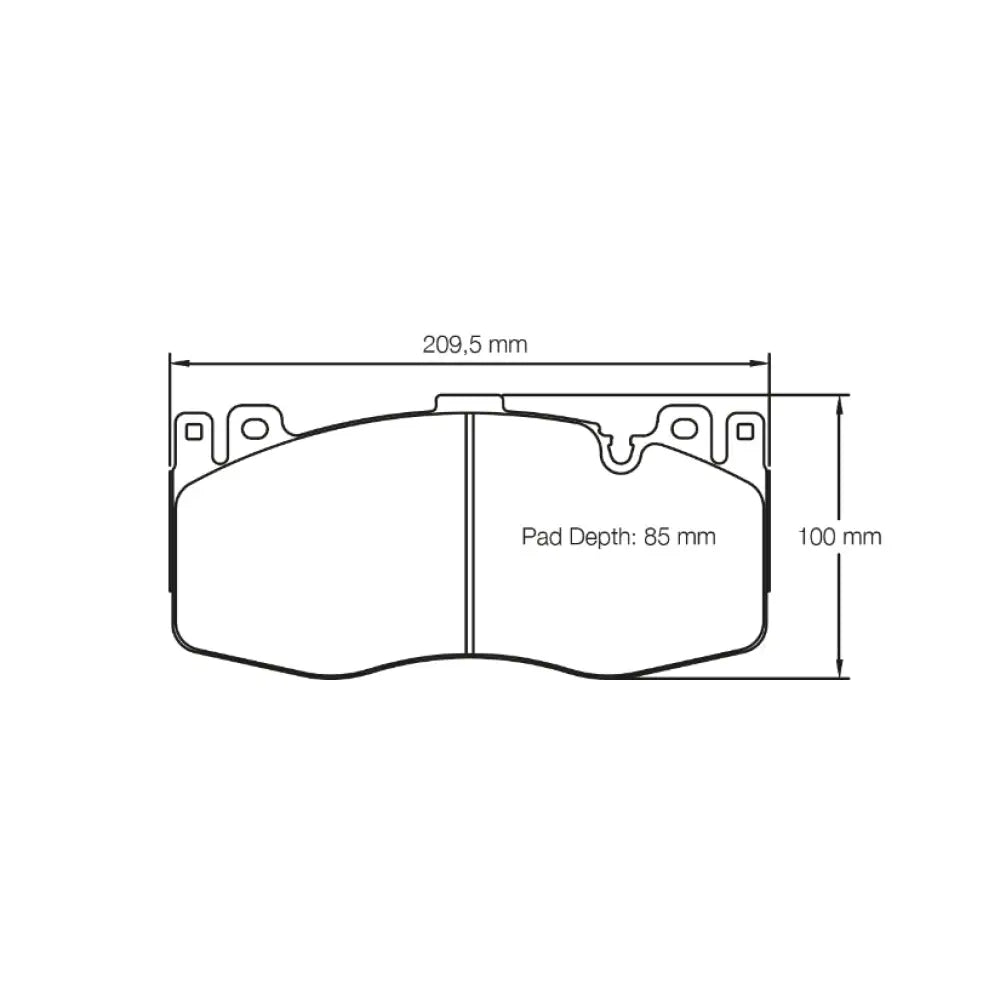 Pagid Brake Pads BMW M5 F10 Ceramic Brakes 42675