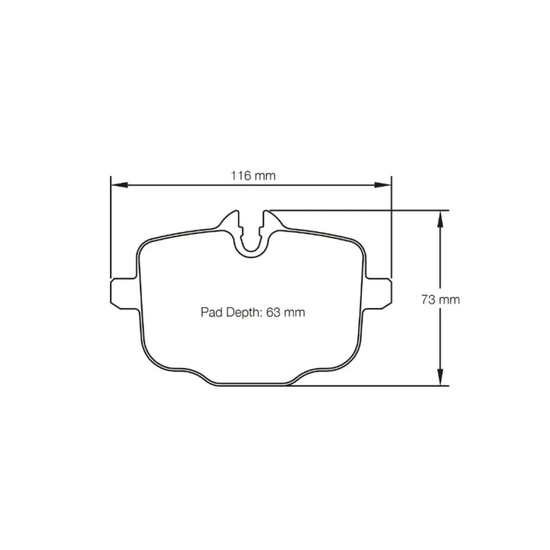 Pagid Brake Pads BMW M6 F13 12-