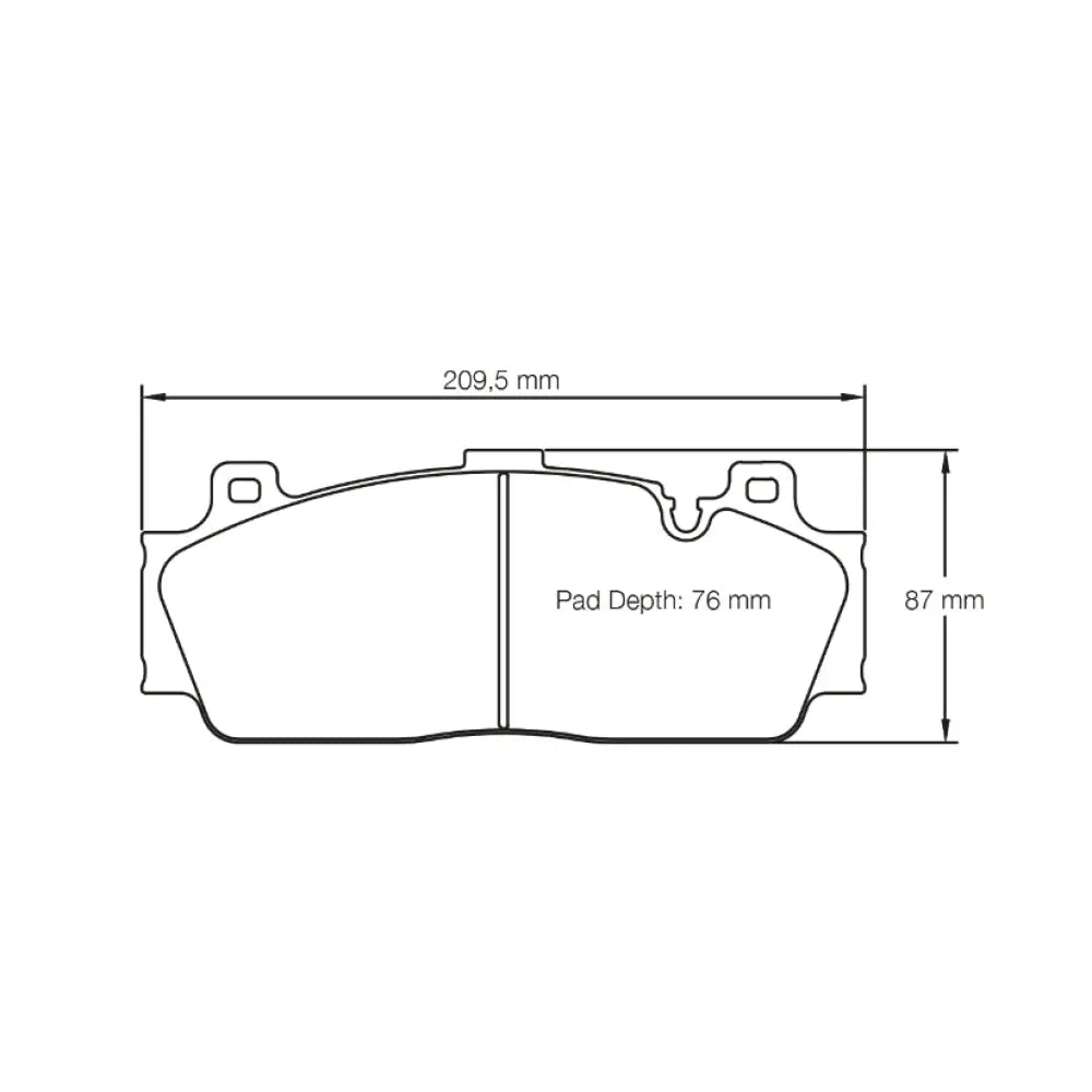 Pagid Brake Pads BMW M6 F13 12-