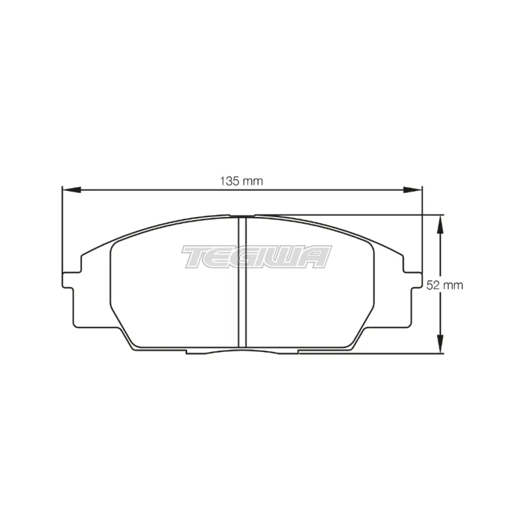 Pagid Brake Pads Honda Civic Type R EP3 FN2 S2000