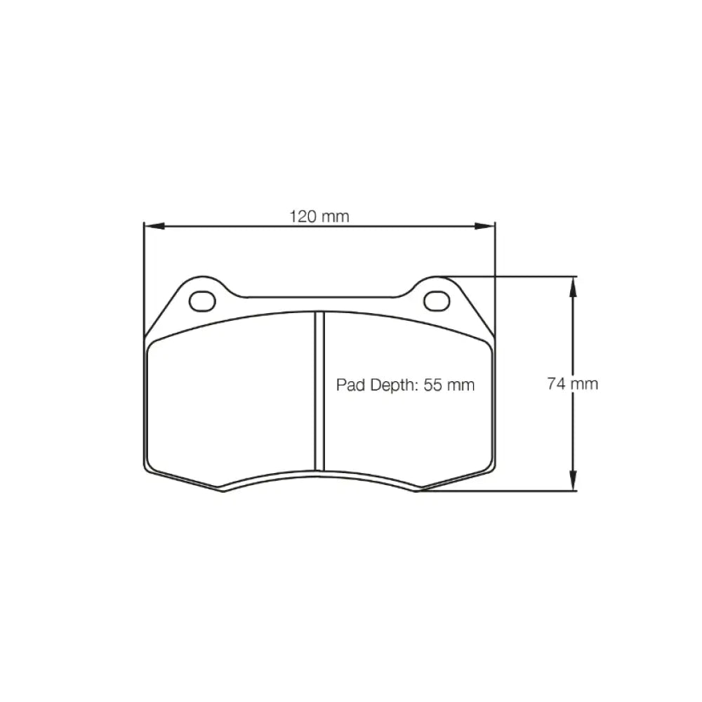 Pagid Brake Pads Honda Integra DC5 Type R/Nissan 350Z Coupe Track 43679