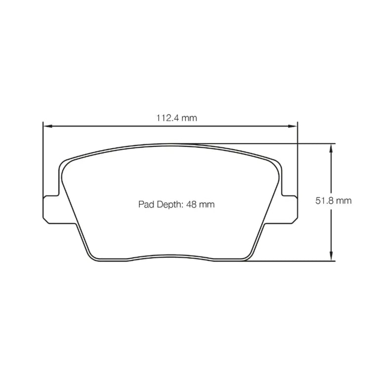 Pagid Brake Pads Hyundai I30 N 18+