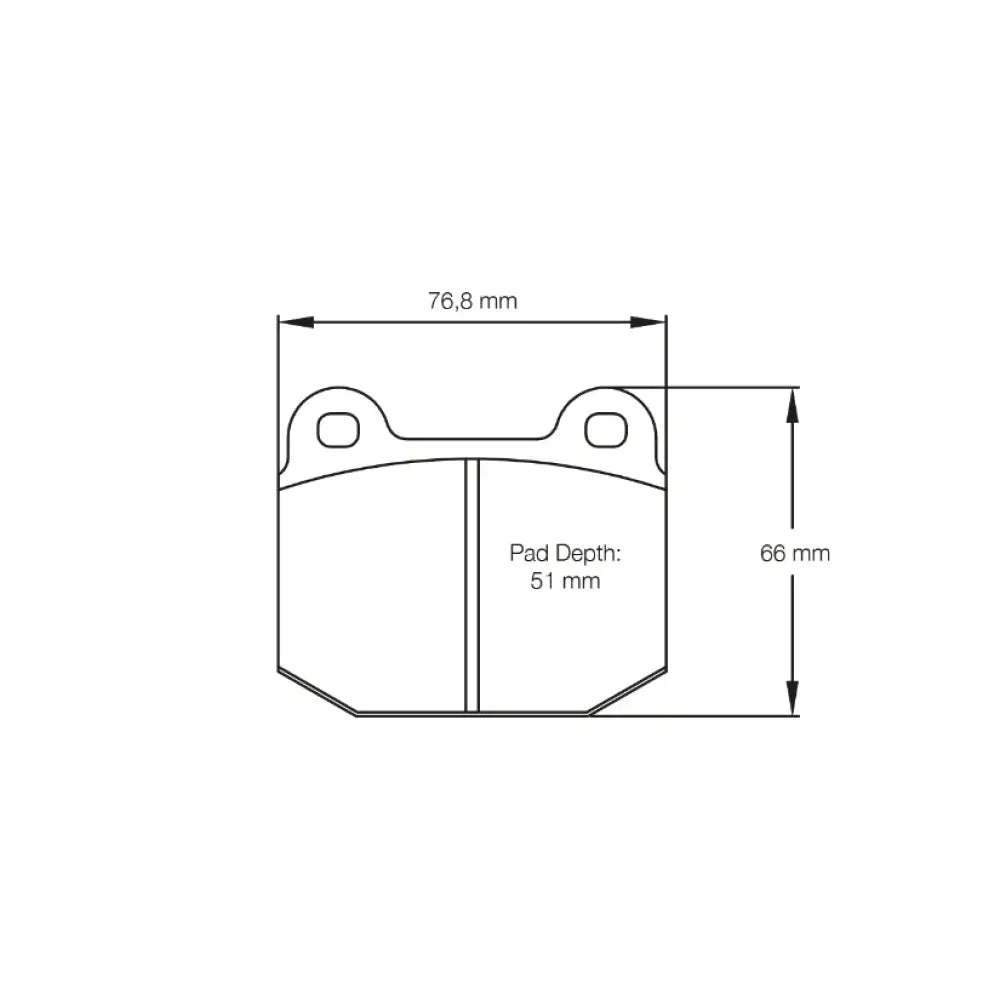 Pagid Brake Pads Lotus Elise AND Club Racer 96-