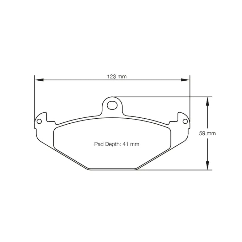 Pagid Brake Pads Lotus Elise AND Club Racer 96-