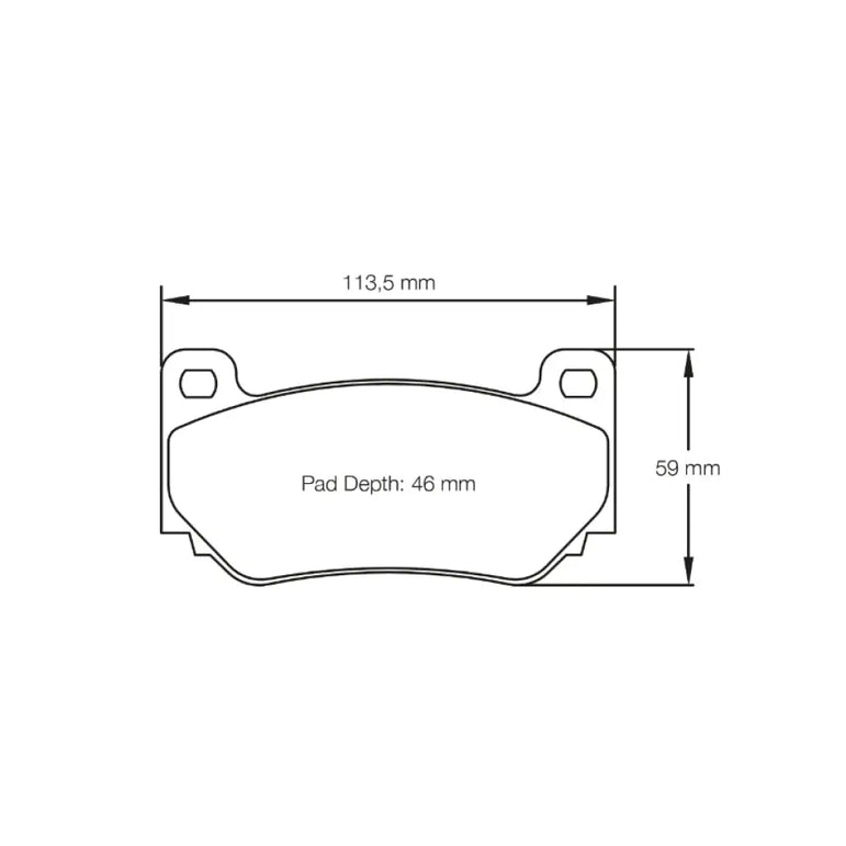 Pagid Brake Pads Lotus Exige Sport Cup 06-