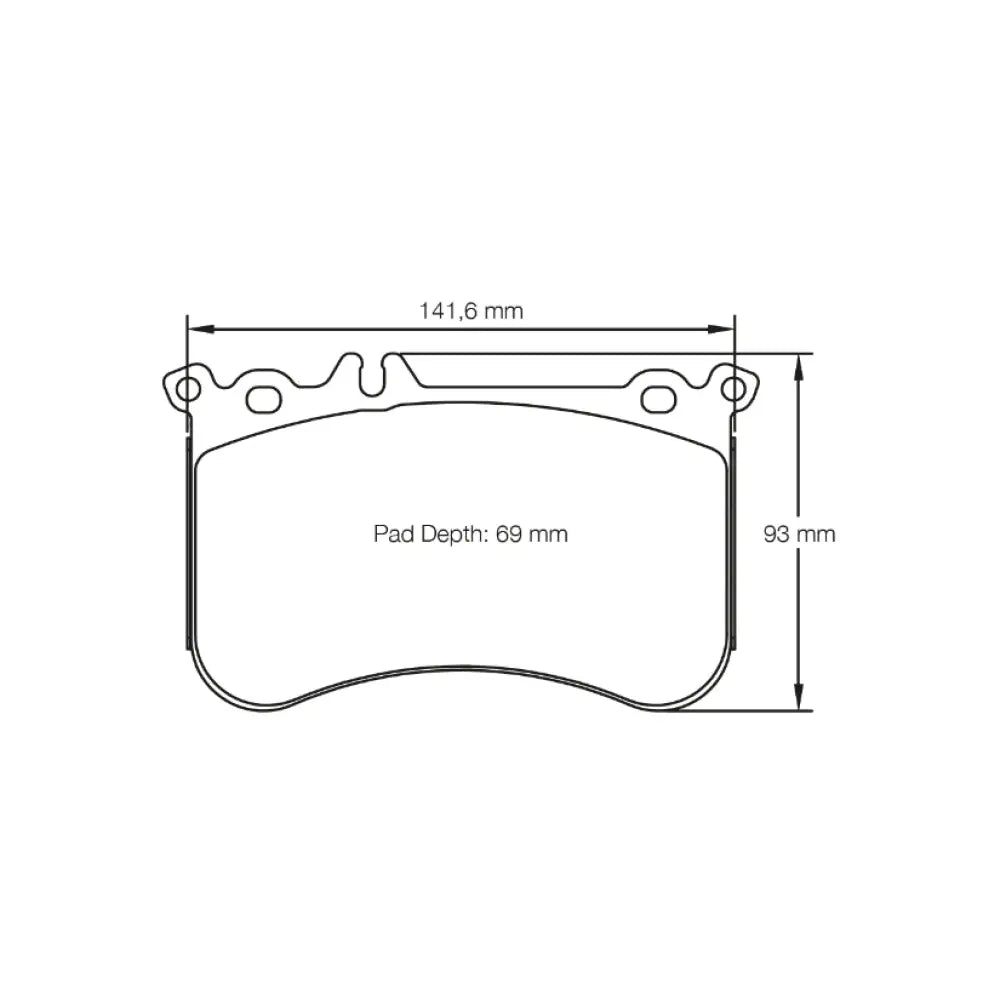 Pagid Brake Pads Mercedes CLA 45 AMG  13-