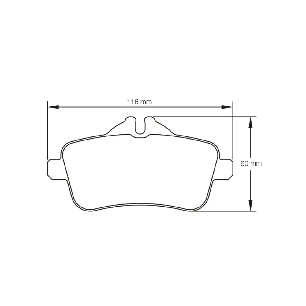 Pagid Brake Pads Mercedes CLA 45 AMG  13-