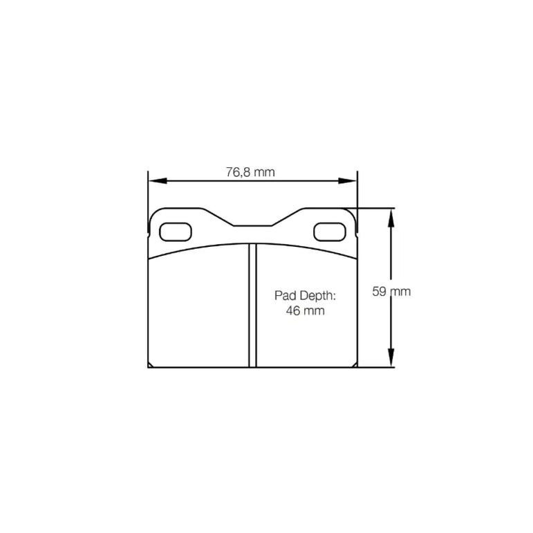Pagid Brake Pads Porsche 944 2.5/2.5 S/2.7 81-91
