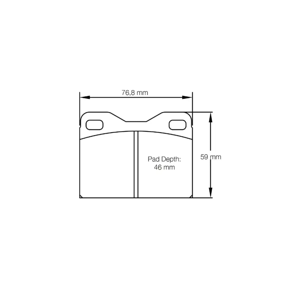 Pagid Brake Pads Porsche 944 2.5/2.5 S/2.7 81-91