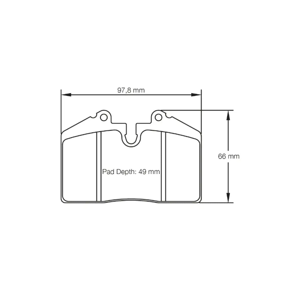 Pagid Brake Pads Porsche 944 2.7 & 3.0 S2 88-91