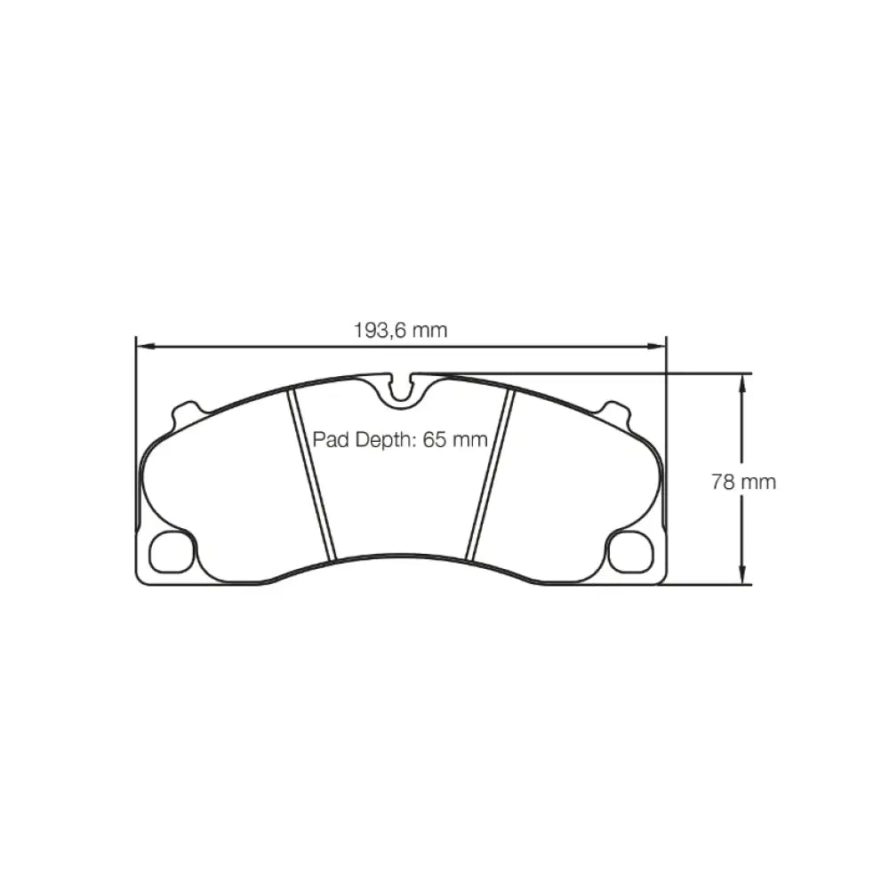 Pagid Brake Pads Porsche 991 3.4 Carrera Ceramic Brakes 42309