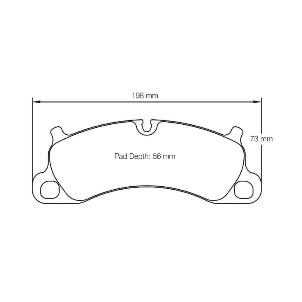 Pagid Brake Pads Porsche 991 3.8 Carrera S / GTS Iron Brakes 42309
