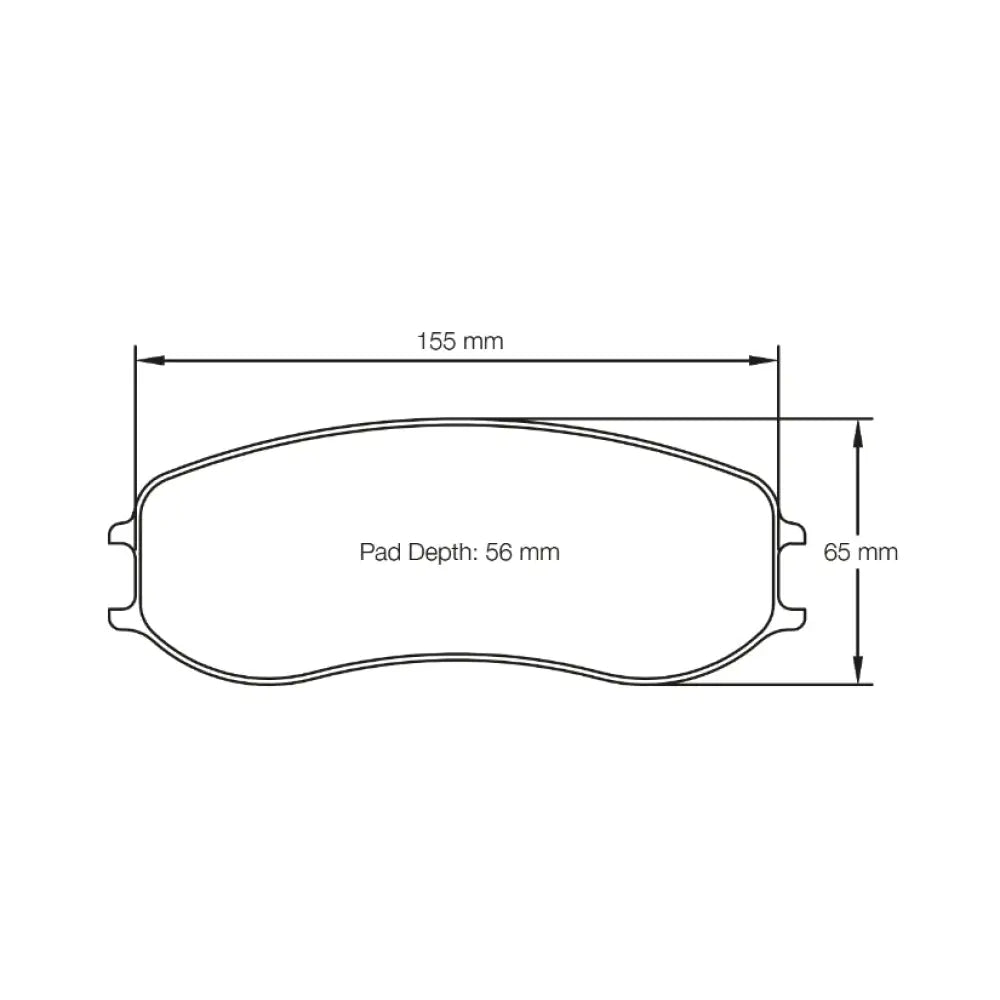 Pagid Brake Pads Porsche 991 GT3 Cup MR PFC Brakes 28/26 mm 13-