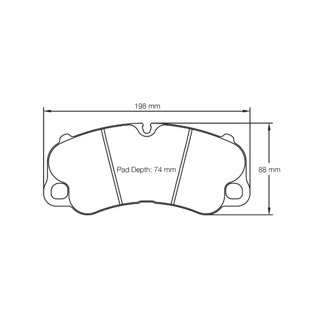 Pagid Brake Pads Porsche 991 R Ceramic Brakes 16-