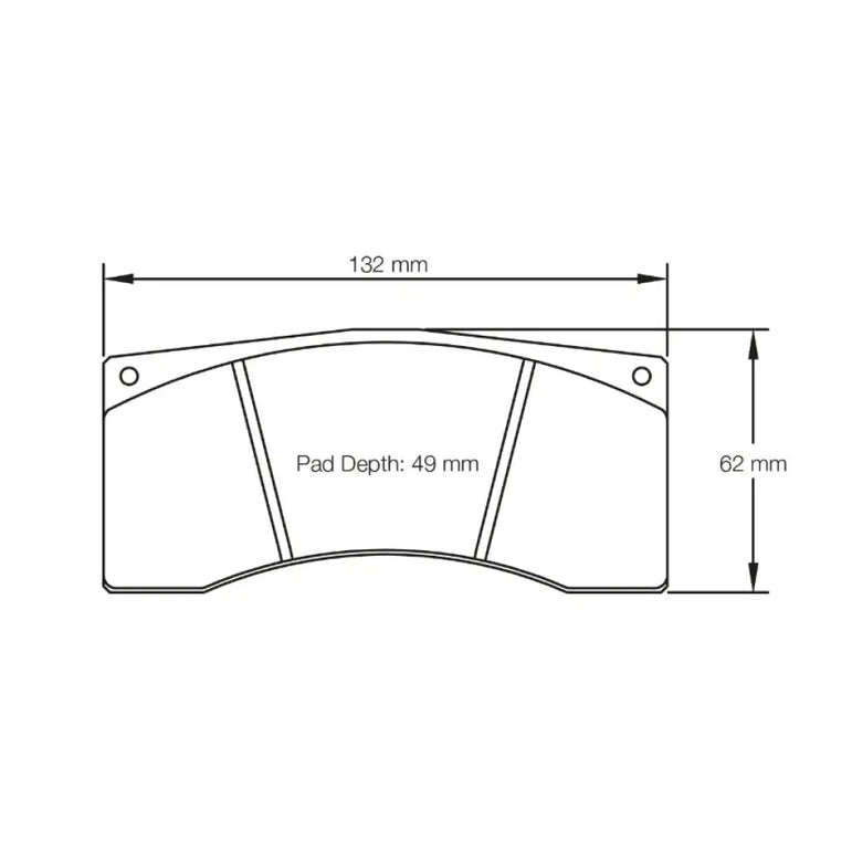 Pagid Brake Pads Porsche 991 RSR GTE Race Car 17-