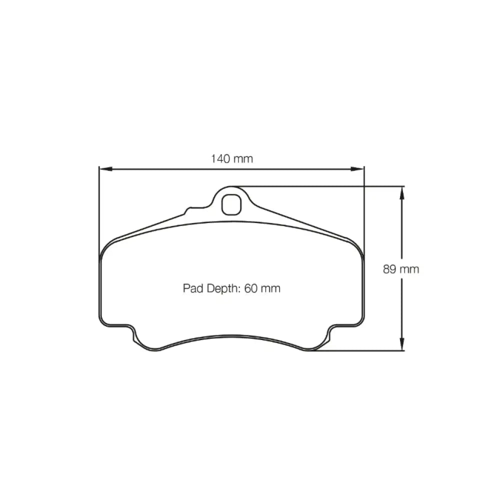 Pagid Brake Pads Porsche 996 3.6 C 4S 43588