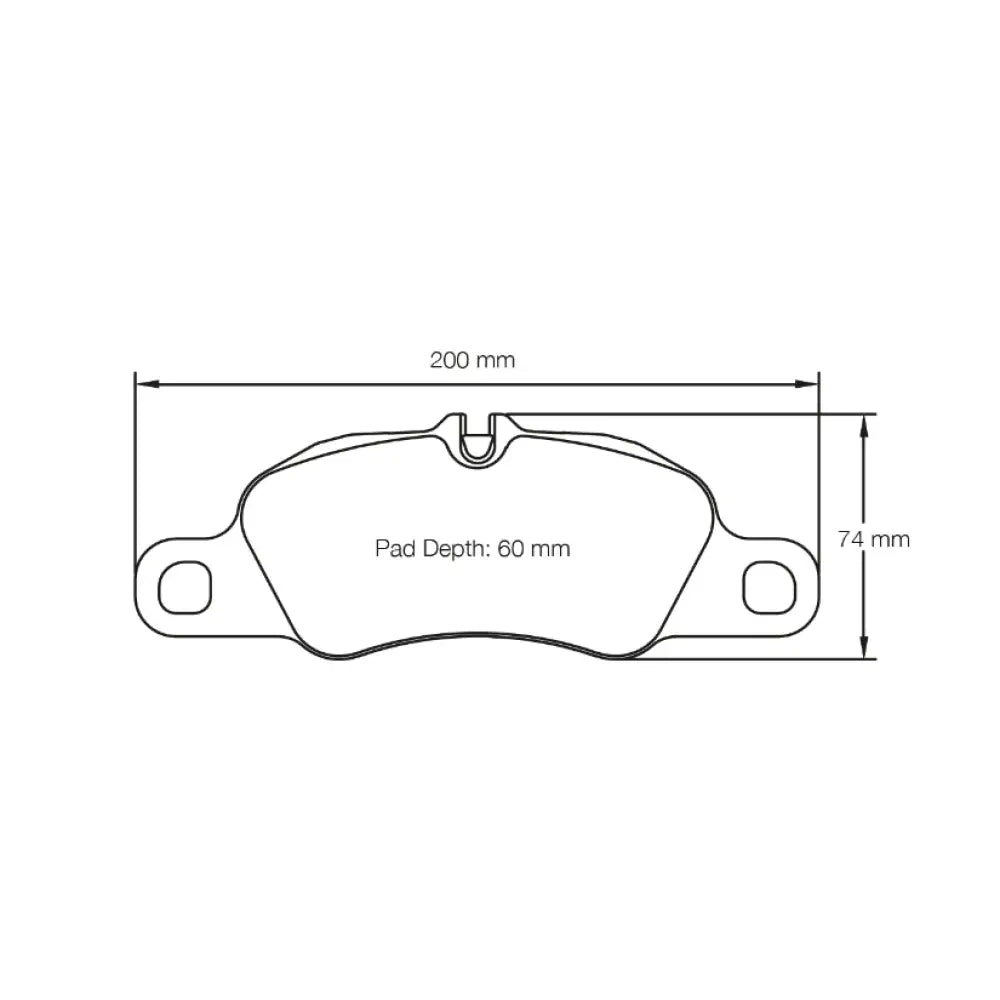 Pagid Brake Pads Porsche 997 3.6 C & 3.6 C4 43777