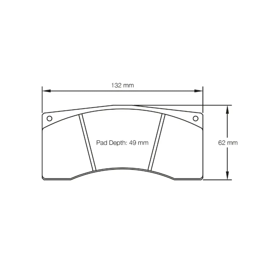 Pagid Brake Pads Porsche 997 GT3 Cup Grand Am Spec 43806