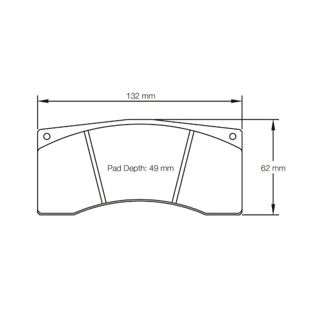 Pagid Brake Pads Porsche 997 GT3 RSR 43806