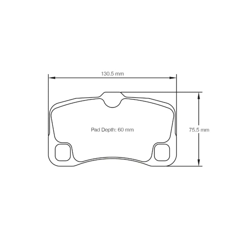 Pagid Brake Pads Porsche 997 Turbo 43805