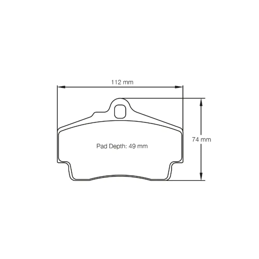 Pagid Brake Pads Porsche Boxster S 986 99-05