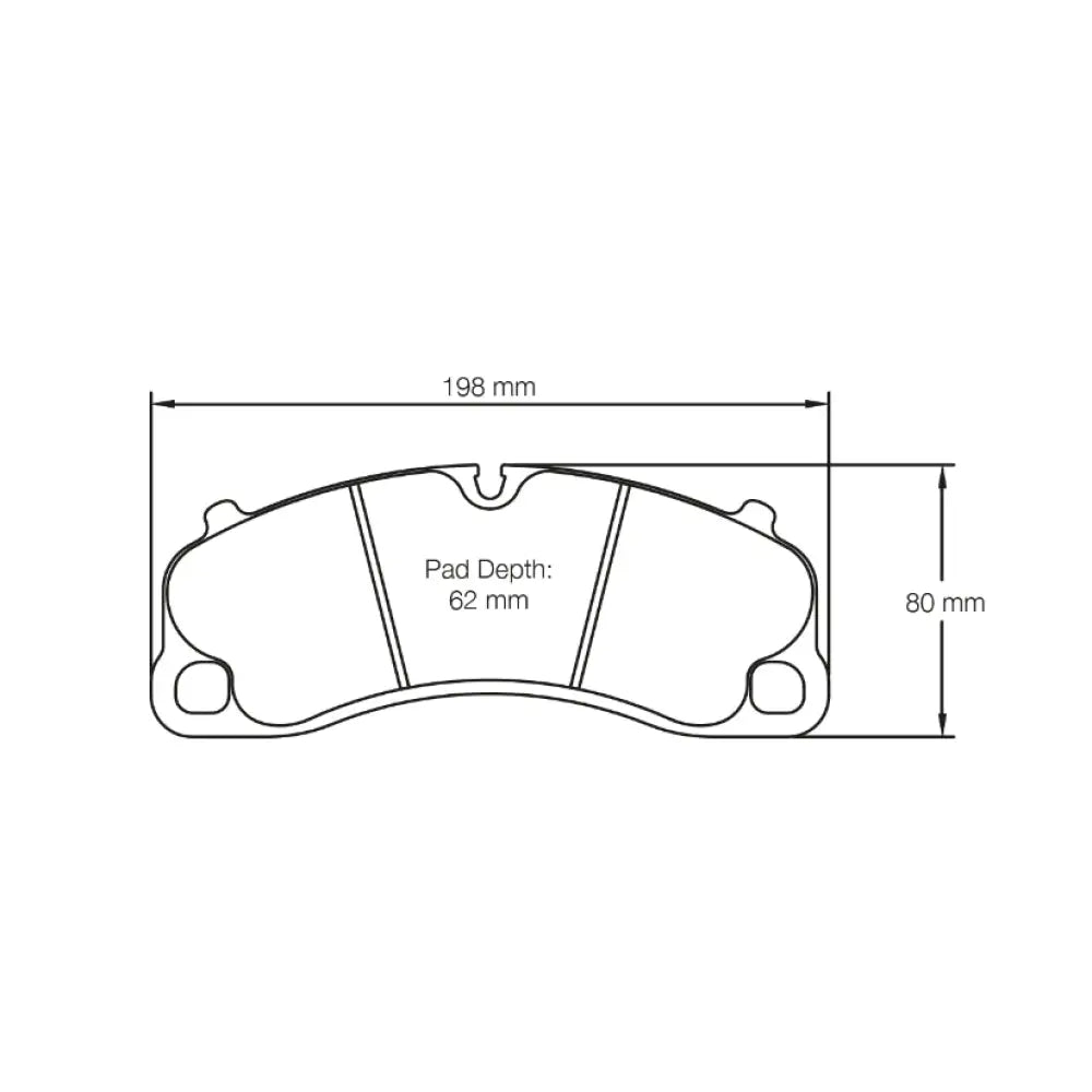 Pagid Brake Pads Porsche Cayman GT4 981 16-