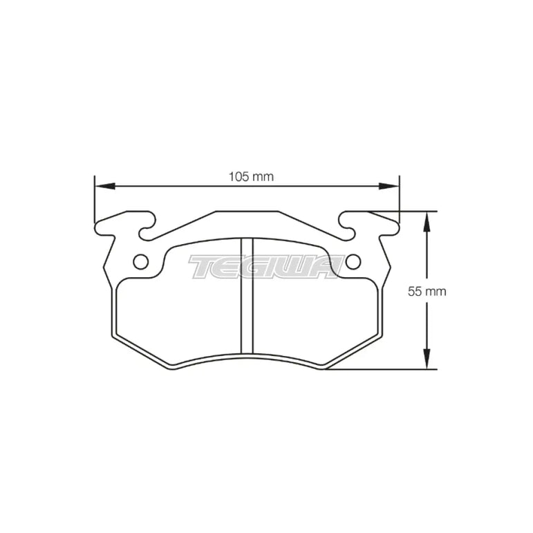 Pagid Brake Pads Renault Clio 1.8 16V & 2.0 16V 91-98