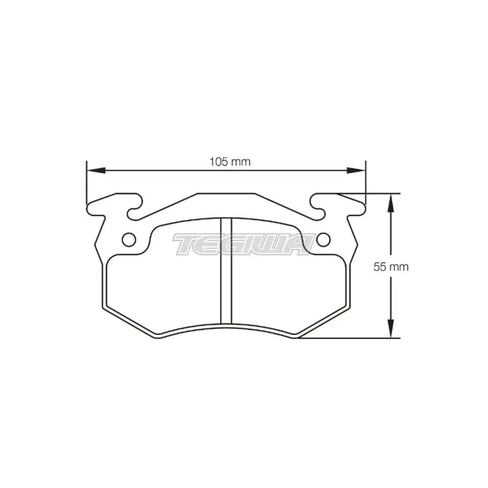 Pagid Brake Pads Renault Clio 1.8 16V & 2.0 16V 91-98