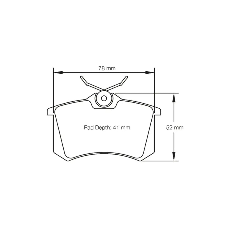 Pagid Brake Pads Renault Megane II Renault Sport & Clio Cup 43713