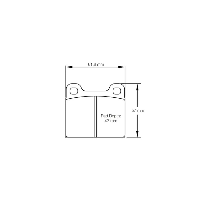Pagid Brake Pads VW Golf 1.1/1.3/1.6 GTI 75-83