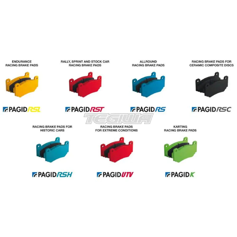 Pagid Brake Pads VW Golf VII 2.0 GTI Disc 340 mm Performance Brake 13-