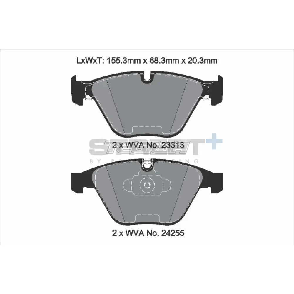 Pagid Street+ Brake Pads BMW 3-Series F30 F80 328i 11-18 Front