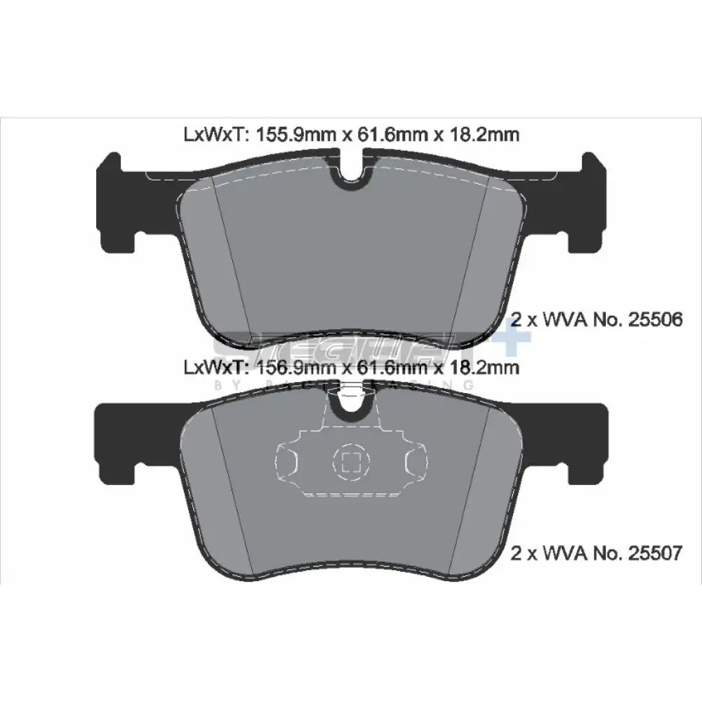 Pagid Street+ Brake Pads BMW 3-Series G2X 19-20 Front - T8119SP2001