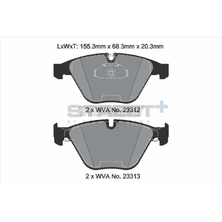 Pagid Street+ Brake Pads BMW 5-Series E6X 02-10 Front