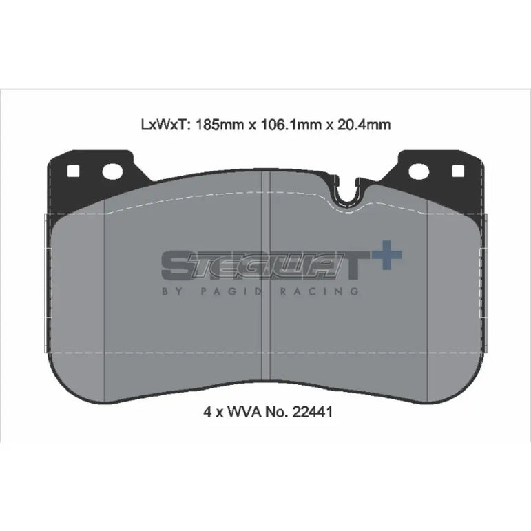 Pagid Street+ Brake Pads BMW M4 Comp G23 G83 21-24 Front