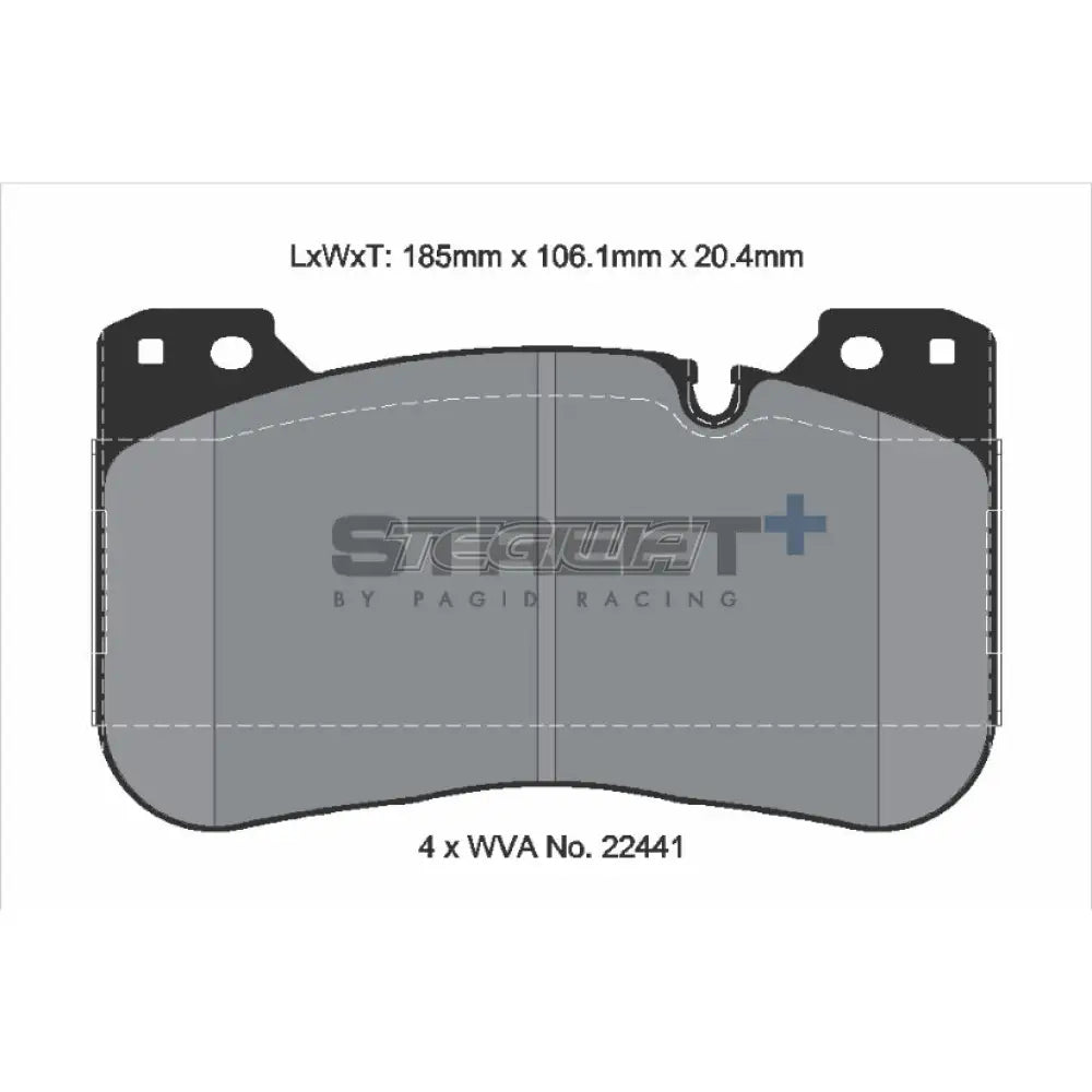 Pagid Street+ Brake Pads BMW M4 Comp G23 G83 21-24 Front