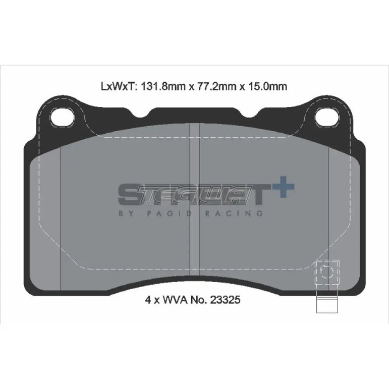 Pagid Street+ Brake Pads Ford Mustang 14-19 Front