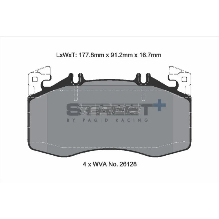 Pagid Street+ Brake Pads Mercedes A-Class AMG A45 A45S 19 Front - T8217SP2001