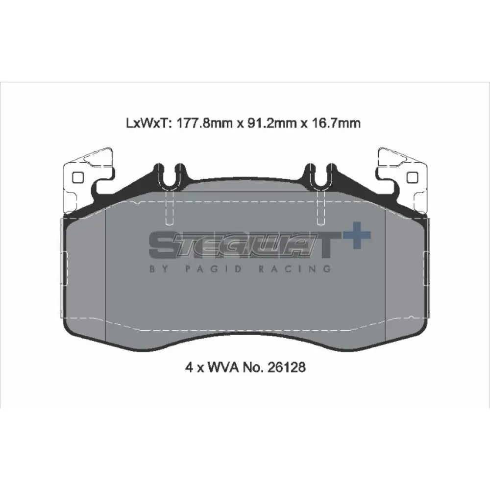 Pagid Street+ Brake Pads Mercedes A-Class AMG A45 A45S 19 Front - T8217SP2001