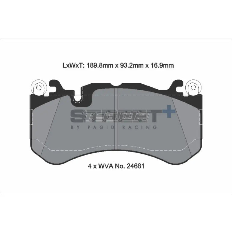 Pagid Street+ Brake Pads Mercedes SL-Class AMG SL55 06-12 Front