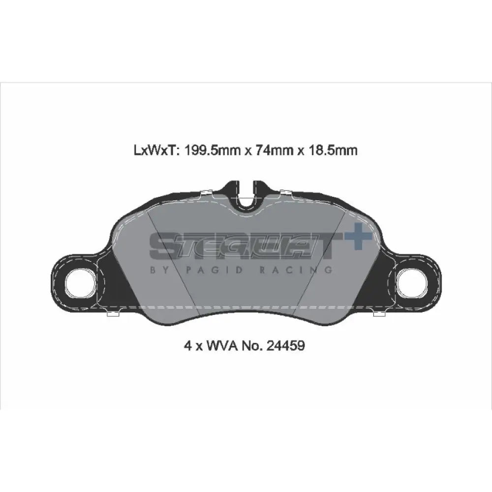 Pagid Street+ Brake Pads Porsche 718 Boxster 982 2.0 16 Front
