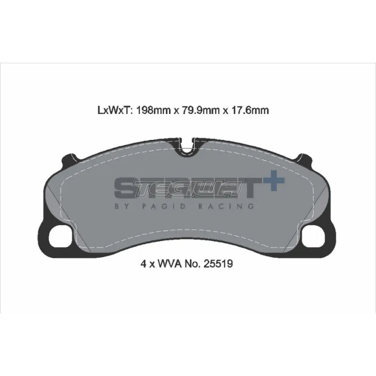 Pagid Street+ Brake Pads Porsche 718 Boxster 982 GTS 4.0 19 Front